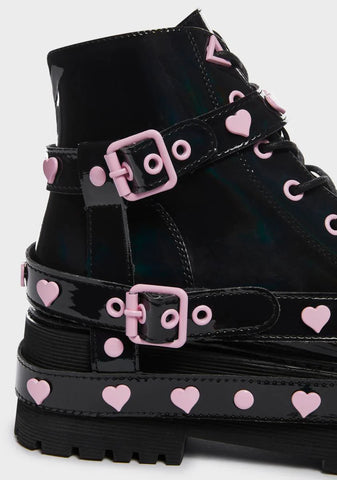 Slayr Bndg Heart Boots