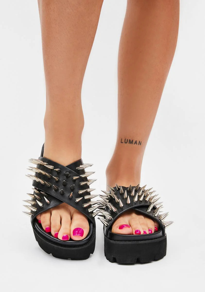 Hell To Raise Spiked Platform Slides