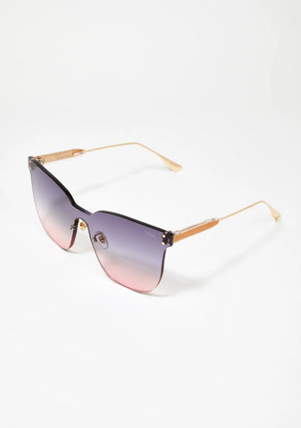 Gray Pink Moonchild Sunglasses