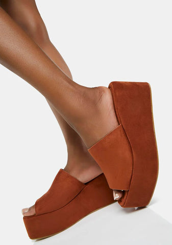 Moving Forward Platform Sandals