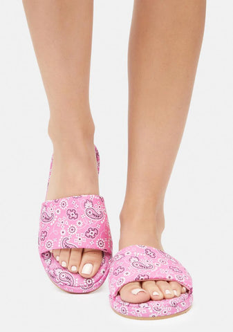 Paisley Good 4 You Slide Sandals