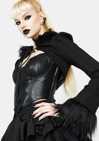 Under The Moon Shrug Top