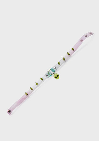 Martian Aboard Spiked Choker