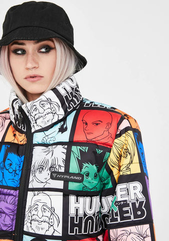 X Hunter x Hunter Puffer Jacket