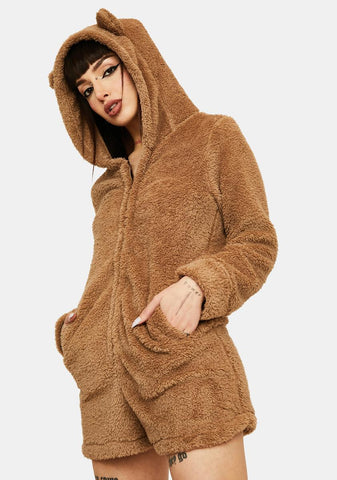 Cocoa Serious Snuggles Romper