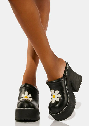 Wicked So Called Scheme Floral Clogs