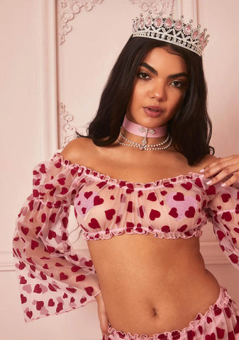 Love Surrounds Me Chiffon Top