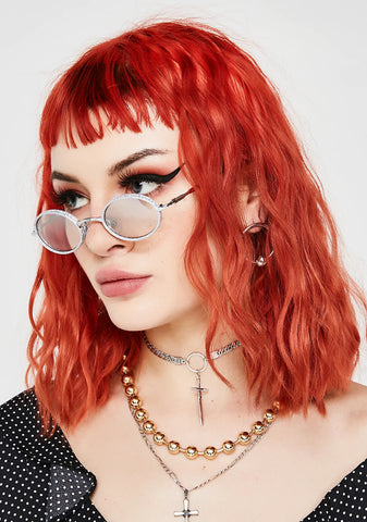 Lure Them In Glitter Sunglasses