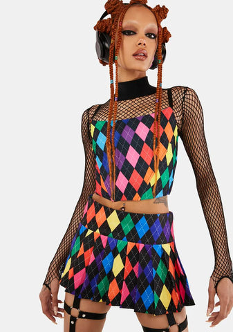 Kings And Queens Mini Skirt