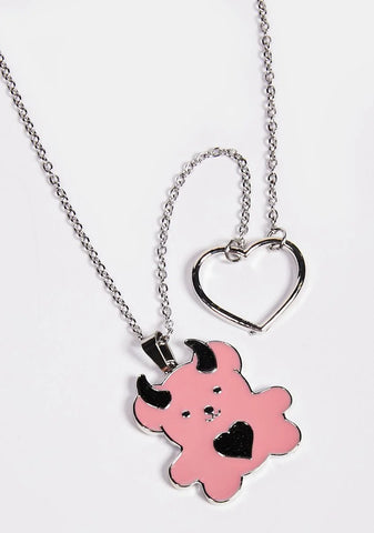 Earnestly Urs Bear Charm Necklace