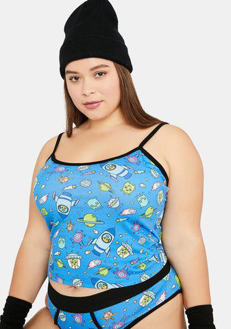 My Whole New World Alien Print Cami
