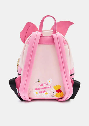 Winnie The Pooh Piglet Cosplay Mini Backpack