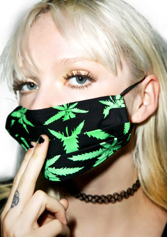 All Seeing Mary Dust Mask - Green