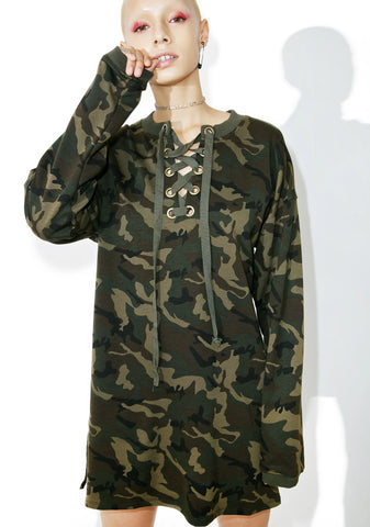 Jungle Fever Sweater Dress