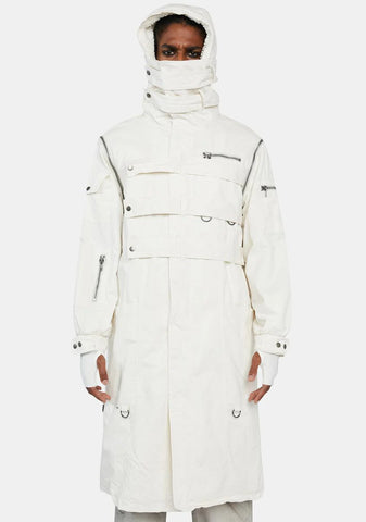 Compression Unisex Convertible Fleece Parka Jacket