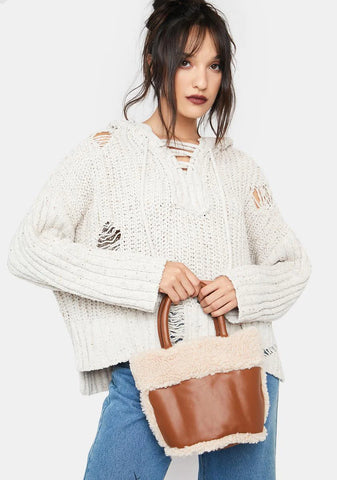 Caramel Meet You There Crossbody Bag