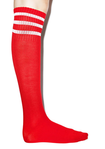 Varsity Valentine Knee High Socks