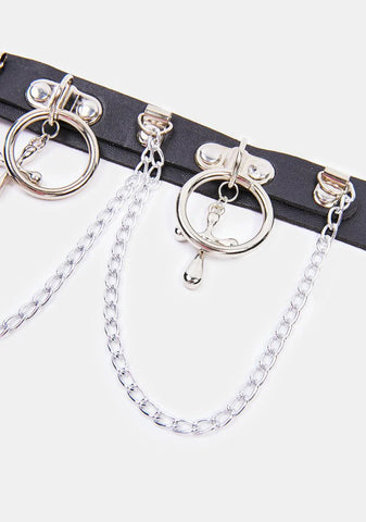 Cross It Off O Ring Choker