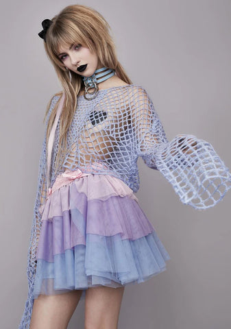 Toxic Sugar Fishnet Sweater
