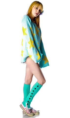 Starry Eyed Favorite Sweater - Green