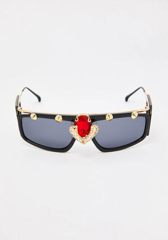 On The Grind Studded Sunglasses