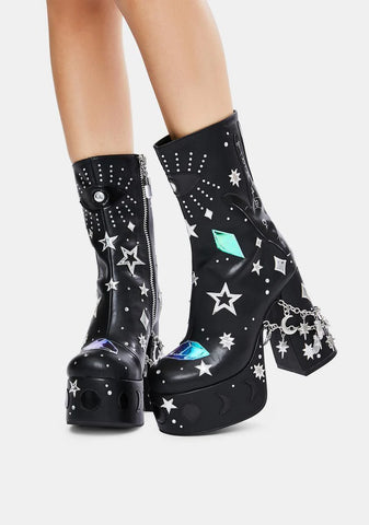 Wicked Divination Platform Boots