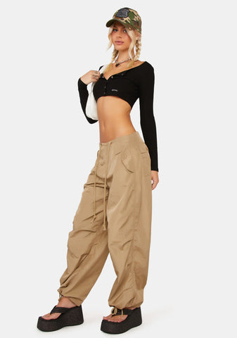 Rian Nylon Cargo Pants