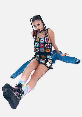 Hours Of Euphoria Crochet Top