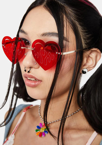 Fire Within Me Oversized Sunglasses