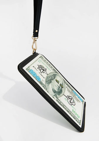 Rockin' Benjamin Wristlet Wallet