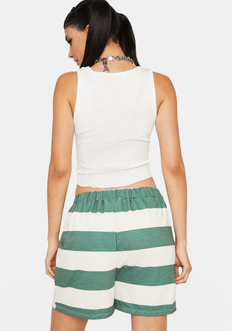 Counting Down Striped Shorts