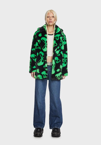 Alien Hendrix Faux Fur Coat