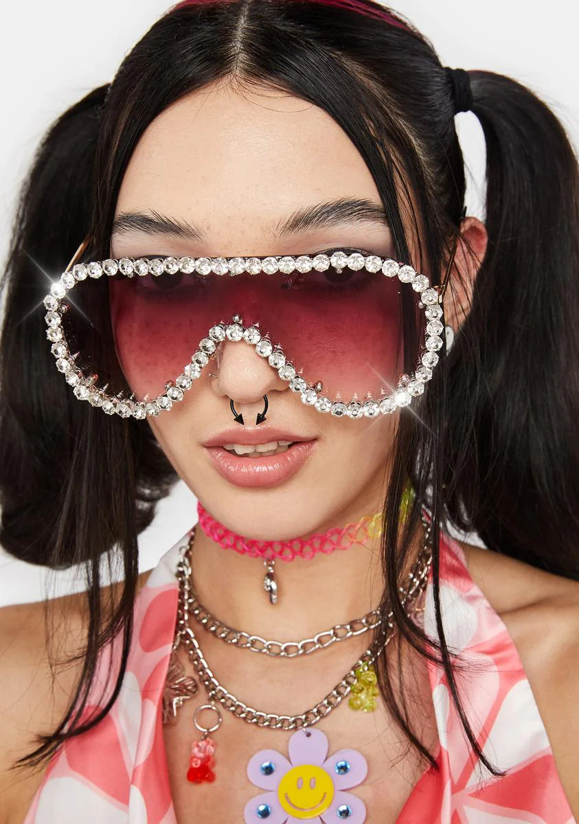 Clubbing Tonight Shield Sunglasses