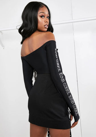 Diva Download Off The Shoulder Bodysuit