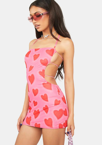 Hearts Ablaze Mini Dress