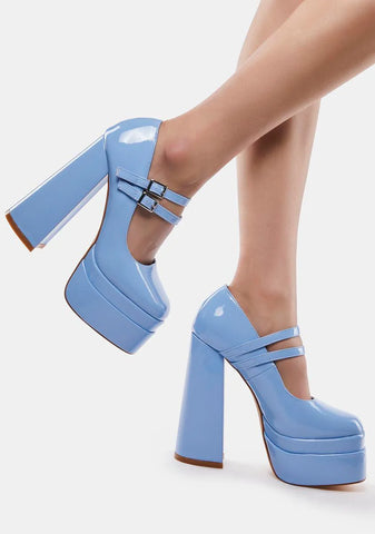 Baby Your Touch Platform Mary Janes