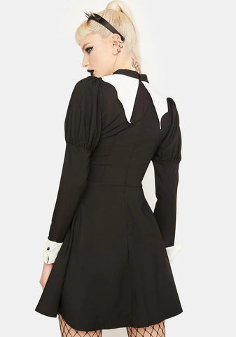 Bat Entanglement Mini Dress