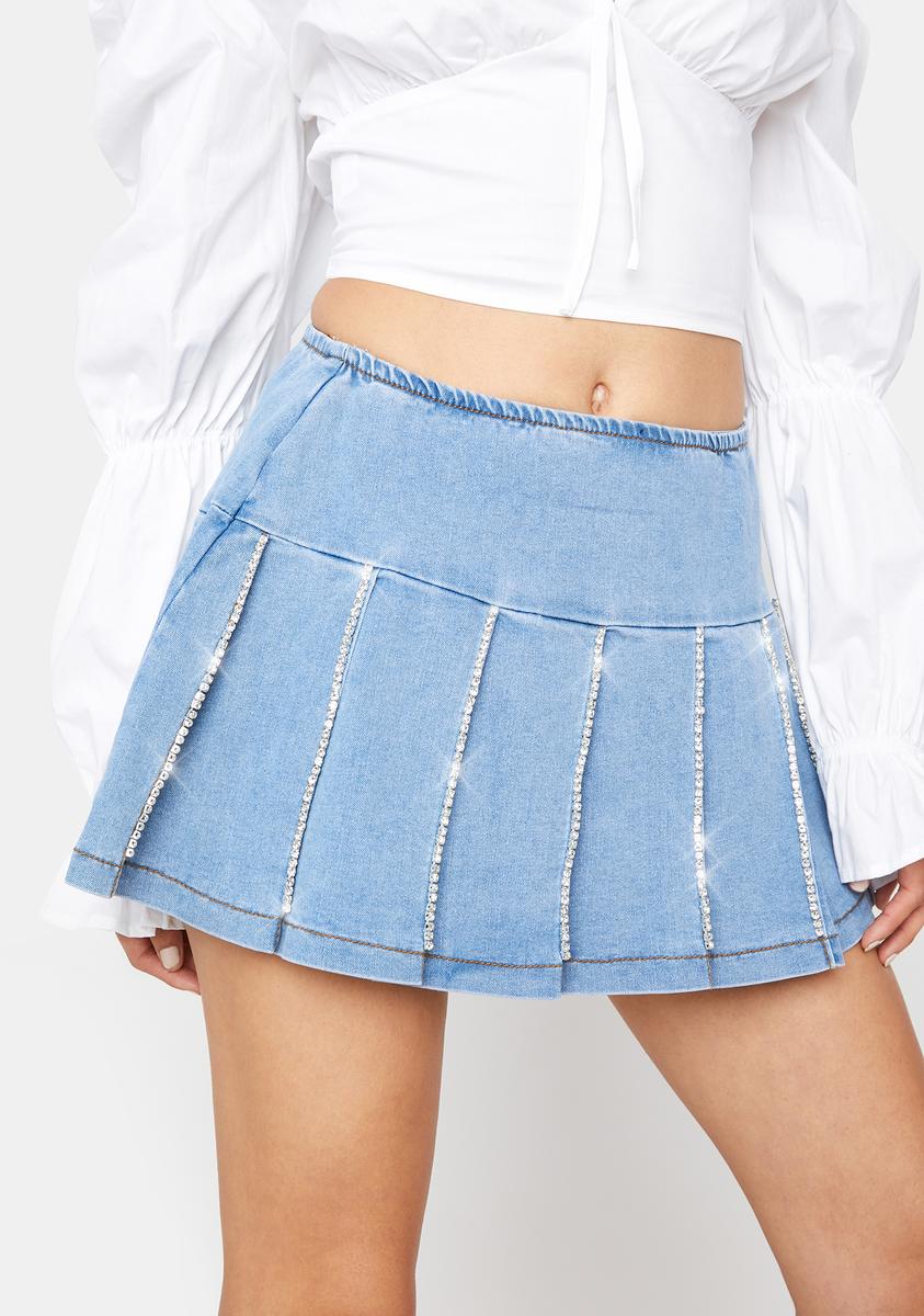 Sunset Bash Rhinestone Mini Skirt