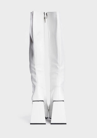 Unfriendly Knee High Boots