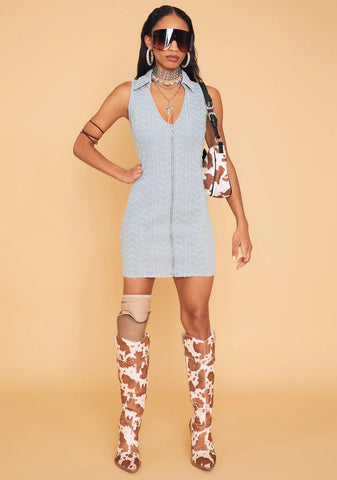 Field Day Collared Mini Dress