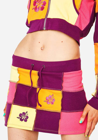 Sunny Later Days Patchwork Skirt