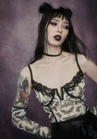 Spirit World Mesh Corset Top