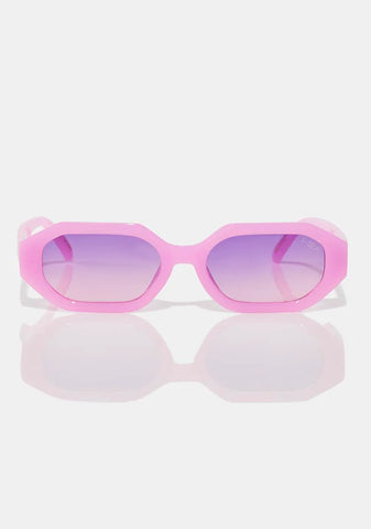 Mercer Pink Oval Sunglasses