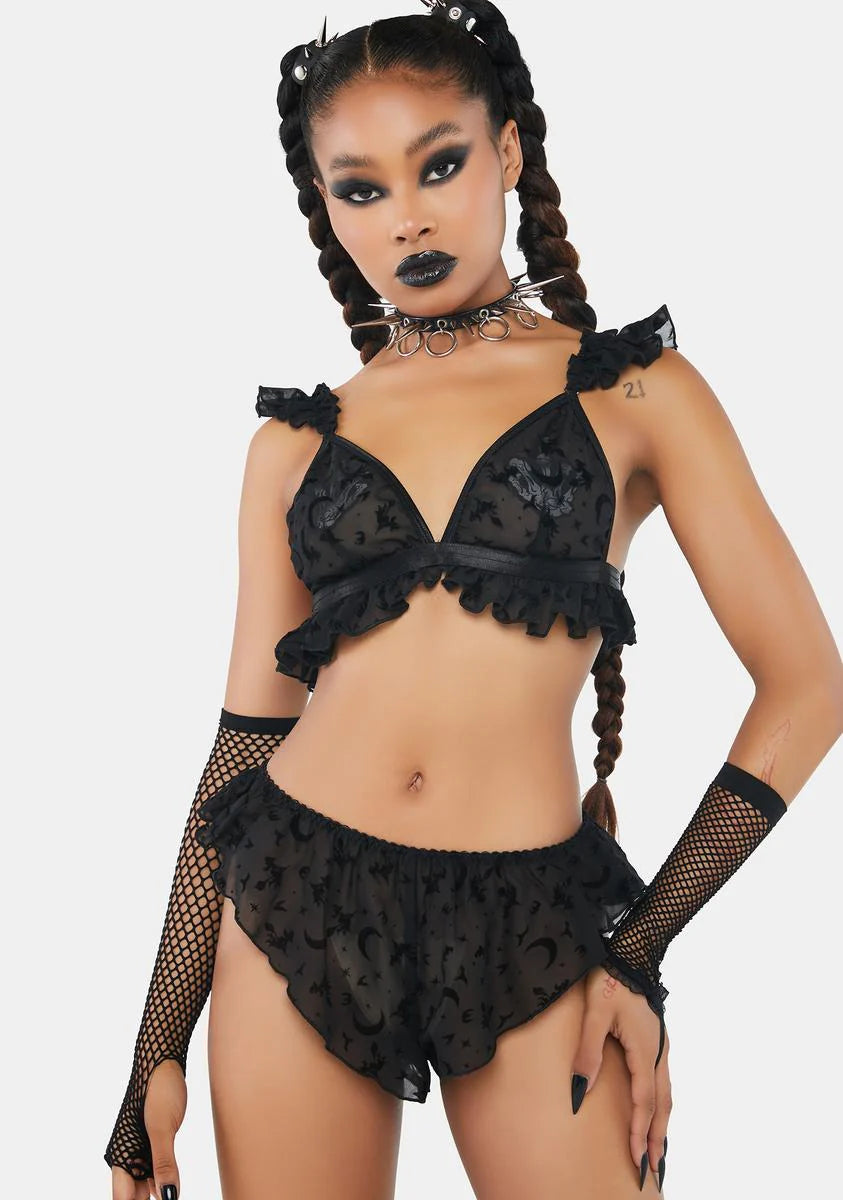 Witch You Were Here Lingerie Set