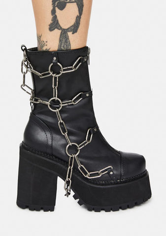 Assault-66 Platform Ankle Boots