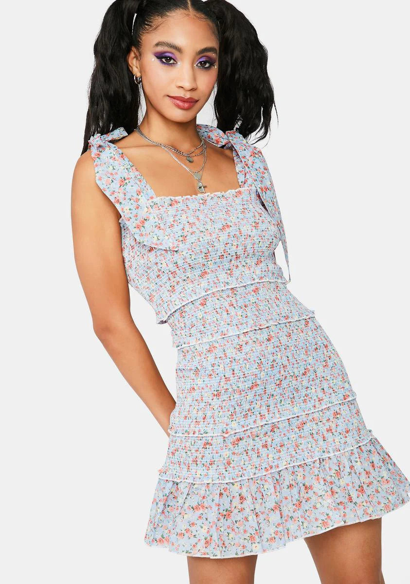 Sky Love What Matters Floral Mini Dress