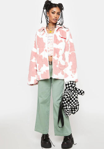 In A Good Moood Fuzzy Jacket