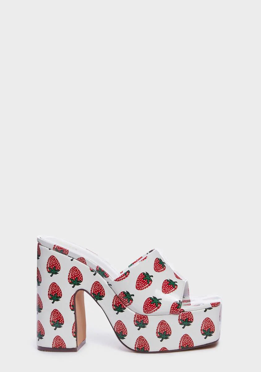 Quirky Aesthetic Platform Heels