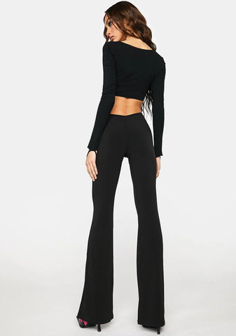 Losange Cut Out Pants