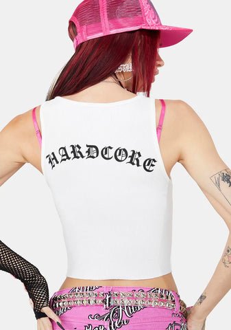 Hardcore Diva Crop Tank